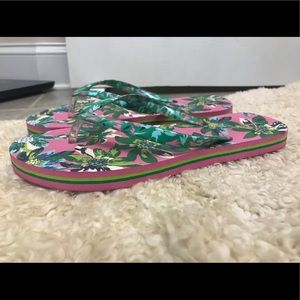 Vera Bradley Floral Flip Flops